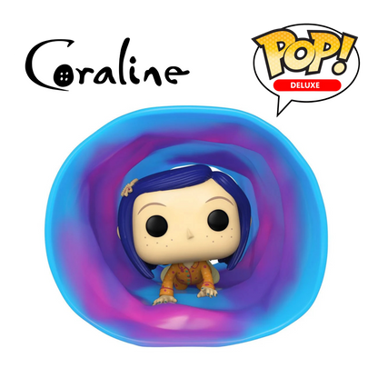 Coraline 15th Anniversary Coraline in Tunnel Deluxe Funko Pop! Vinyl Figure #1643