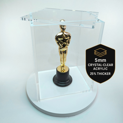 CryoCases Magnetic Acrylic Protector – 5mm Crystal-Clear Display Case with 6-Magnet Seal & 98% UV Protection for 4" Funko Pop Figures