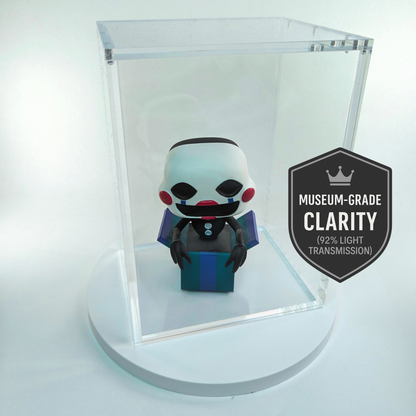 CryoCases Magnetic Acrylic Protector – 5mm Crystal-Clear Display Case with 6-Magnet Seal & 98% UV Protection for 4" Funko Pop Figures