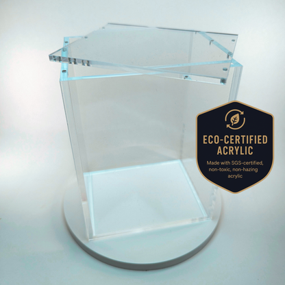 CryoCases Magnetic Acrylic Protector – 5mm Crystal-Clear Display Case with 6-Magnet Seal & 98% UV Protection for 4" Funko Pop Figures