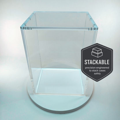 CryoCases Magnetic Acrylic Protector – 5mm Crystal-Clear Display Case with 6-Magnet Seal & 98% UV Protection for 4" Funko Pop Figures