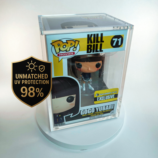 CryoCases Magnetic Acrylic Protector – 5mm Crystal-Clear Display Case with 6-Magnet Seal & 98% UV Protection for 4" Funko Pop Figures