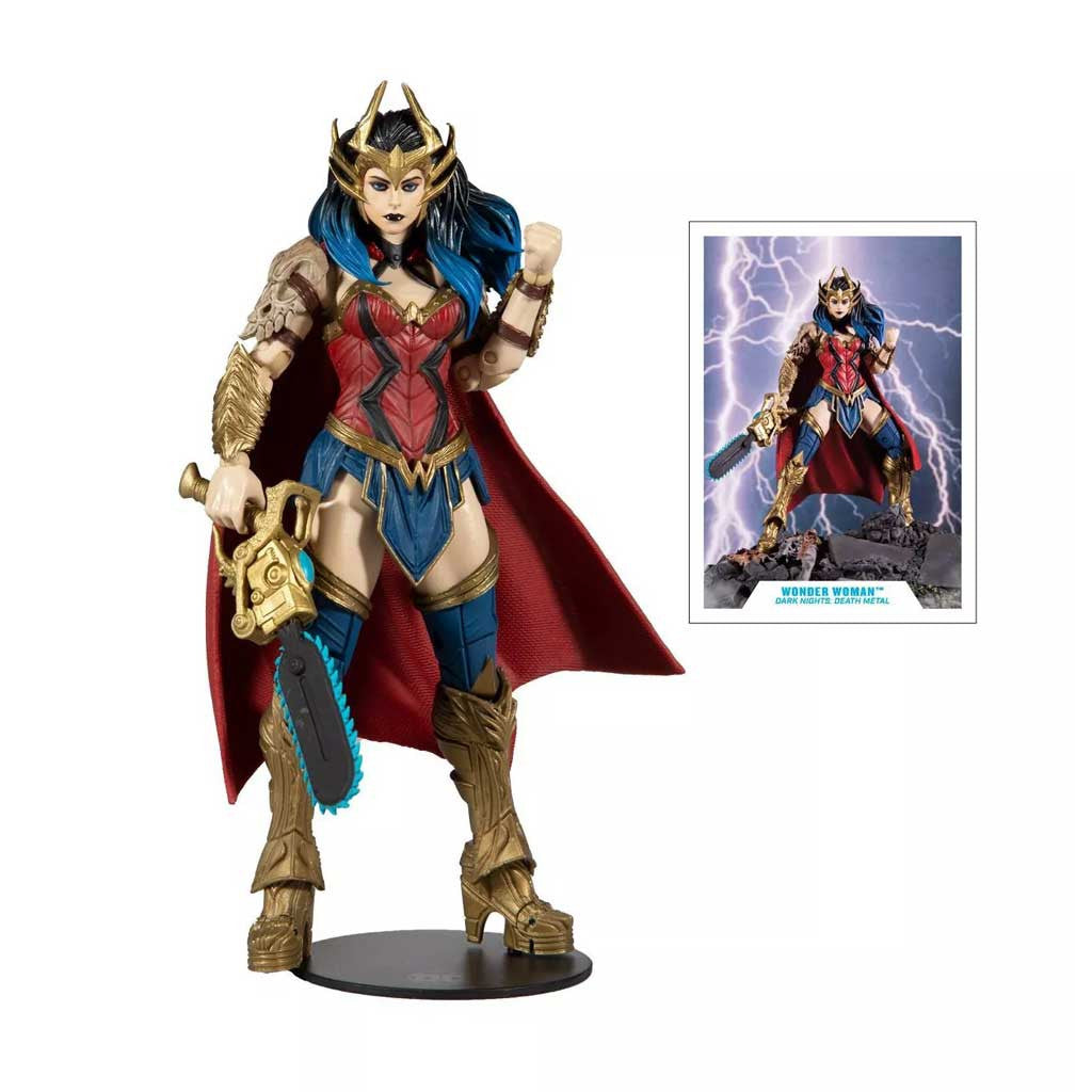 DC Multiverse Death Metal Wonder Woman Build-A Darkfather Action Figure