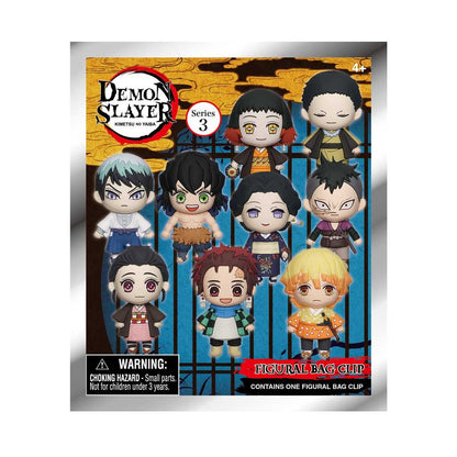 Demon Slayer Series 3 Figural 3D Foam Bag Clip