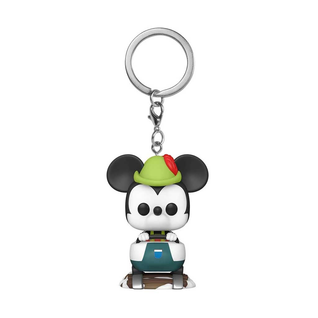 Disneyland 65th Anniversary Mickey Mouse with Matterhorn Pocket Pop! Keychain
