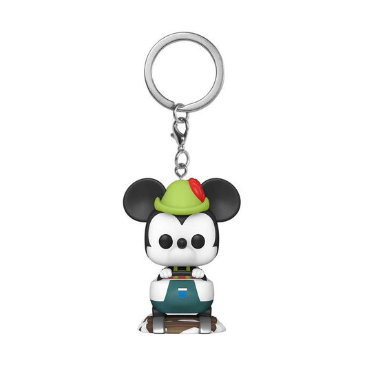 Disneyland 65th Anniversary Mickey Mouse with Matterhorn Pocket Pop! Keychain