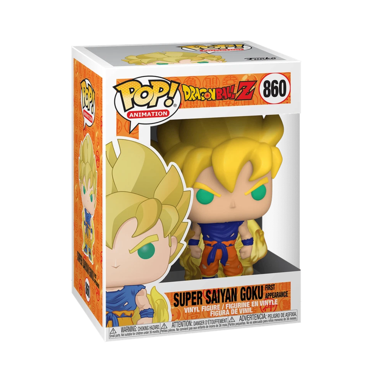 Dragon Ball Z Super Saiyan Goku (First Appearance) Funko Pop! Vinyl Figure #860