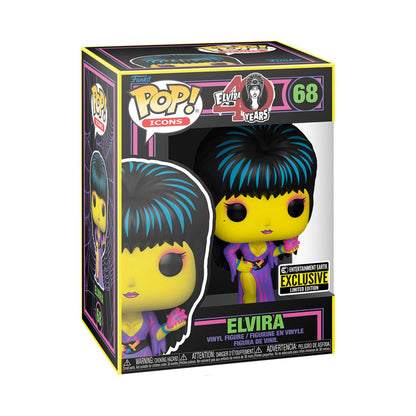 Elvira Black Light Exclusive Pop! Vinyl Figure #68