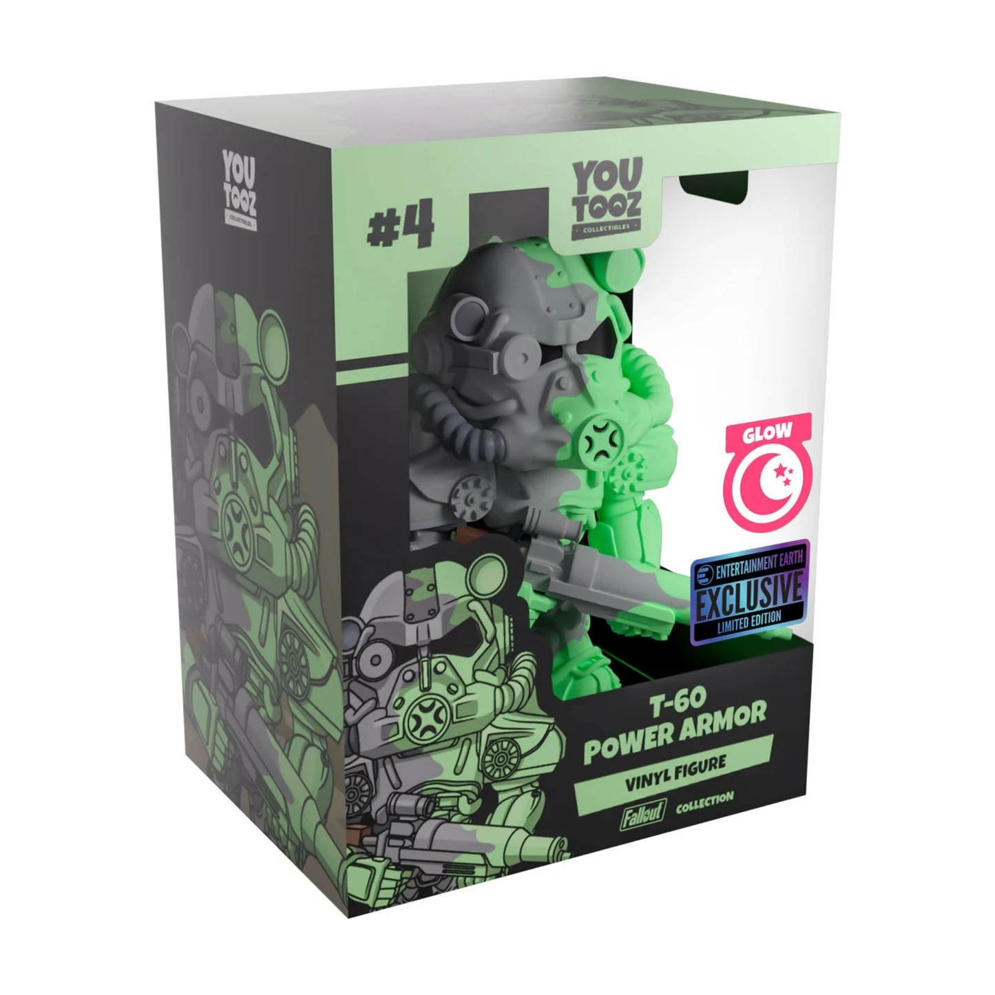 Fallout Collection Yootooz T-60 Power Armor Radioactive Waste Glow-In-The-Dark Vinyl Figure #4
