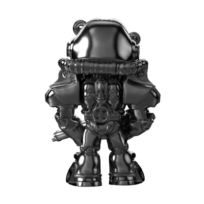 Fallout Collection Youtooz T-60 Power Armor Chrome Variant Vinyl Figure #5