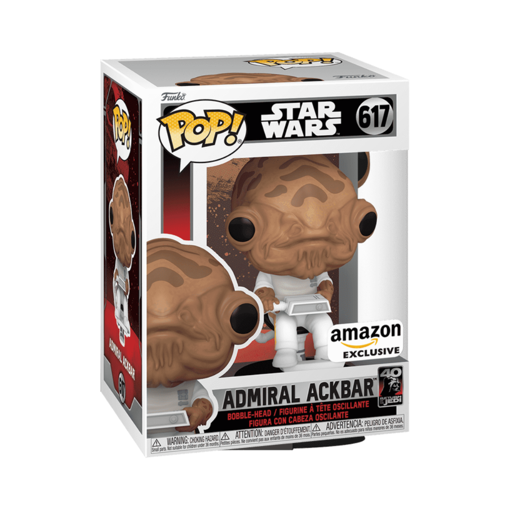Star Wars Admiral Ackbar with Chair Funko Pop! Exclusive Vinyl Figure #617