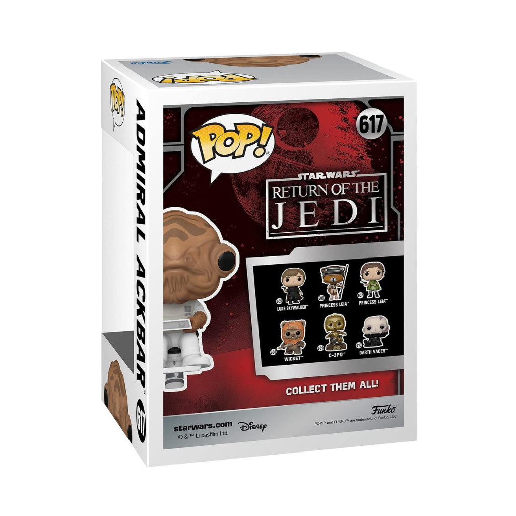 Star Wars Admiral Ackbar with Chair Funko Pop! Exclusive Vinyl Figure #617