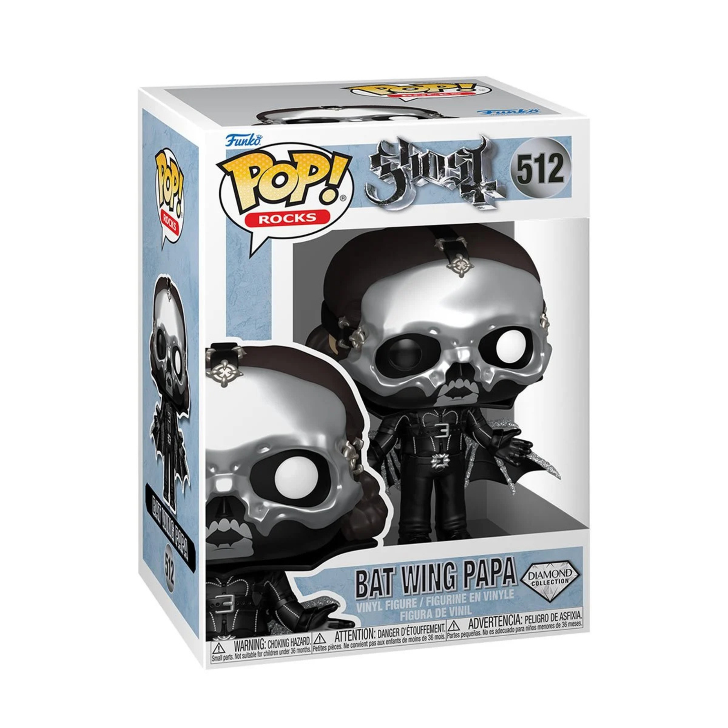 Ghost Bat Wing Papa Diamond Glitter Funko Pop! Vinyl Figure #512