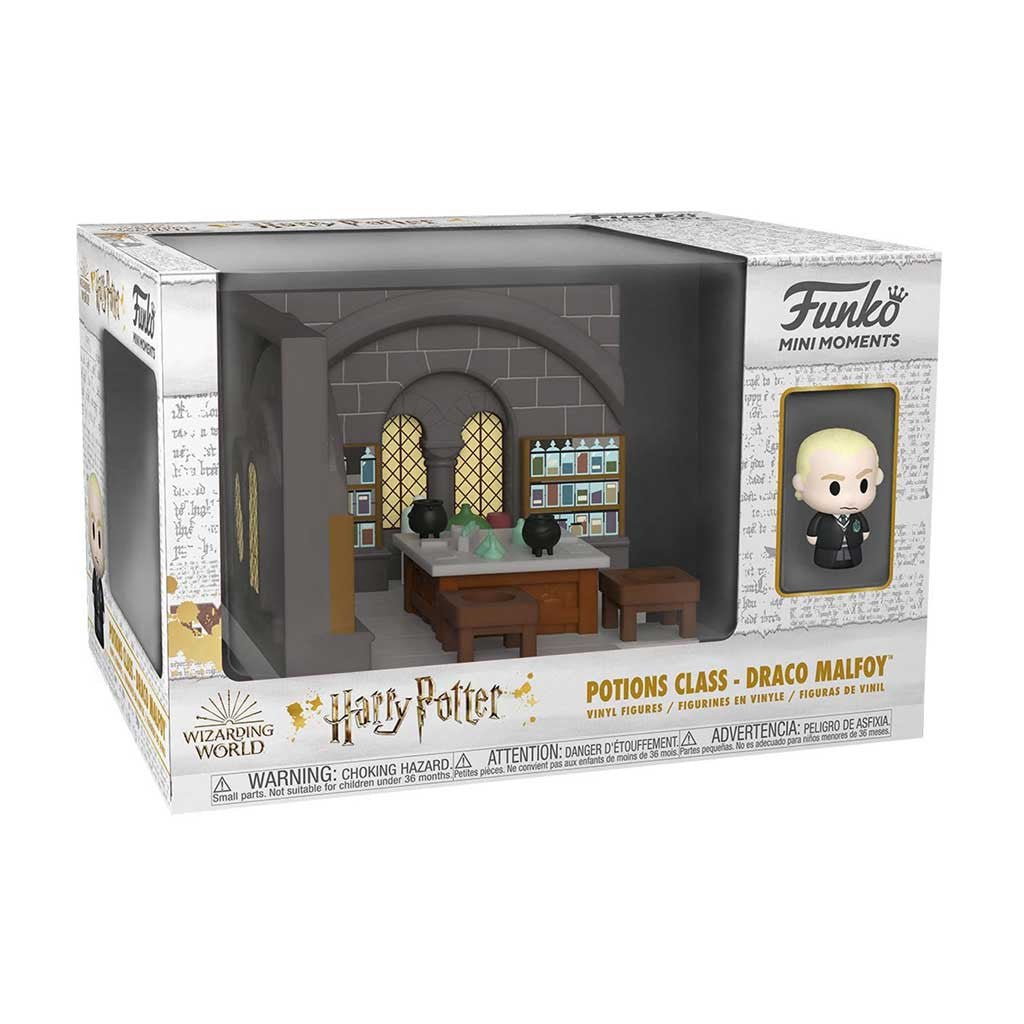 Harry Potter Draco Malfoy Mini Moments Mini-Figure Diorama Playset