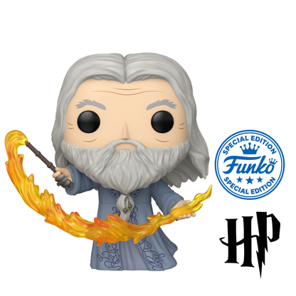 Harry Potter Albus Dumbledore Flame Funko Pop! Exclusive Vinyl Figure #212
