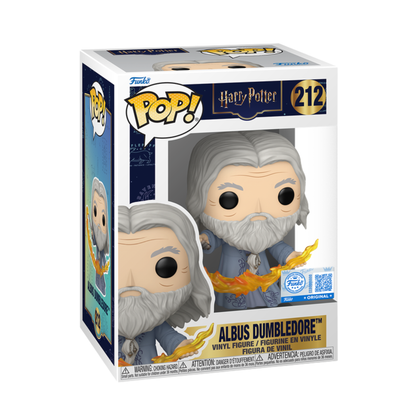 Harry Potter Albus Dumbledore Flame Funko Pop! Exclusive Vinyl Figure #212