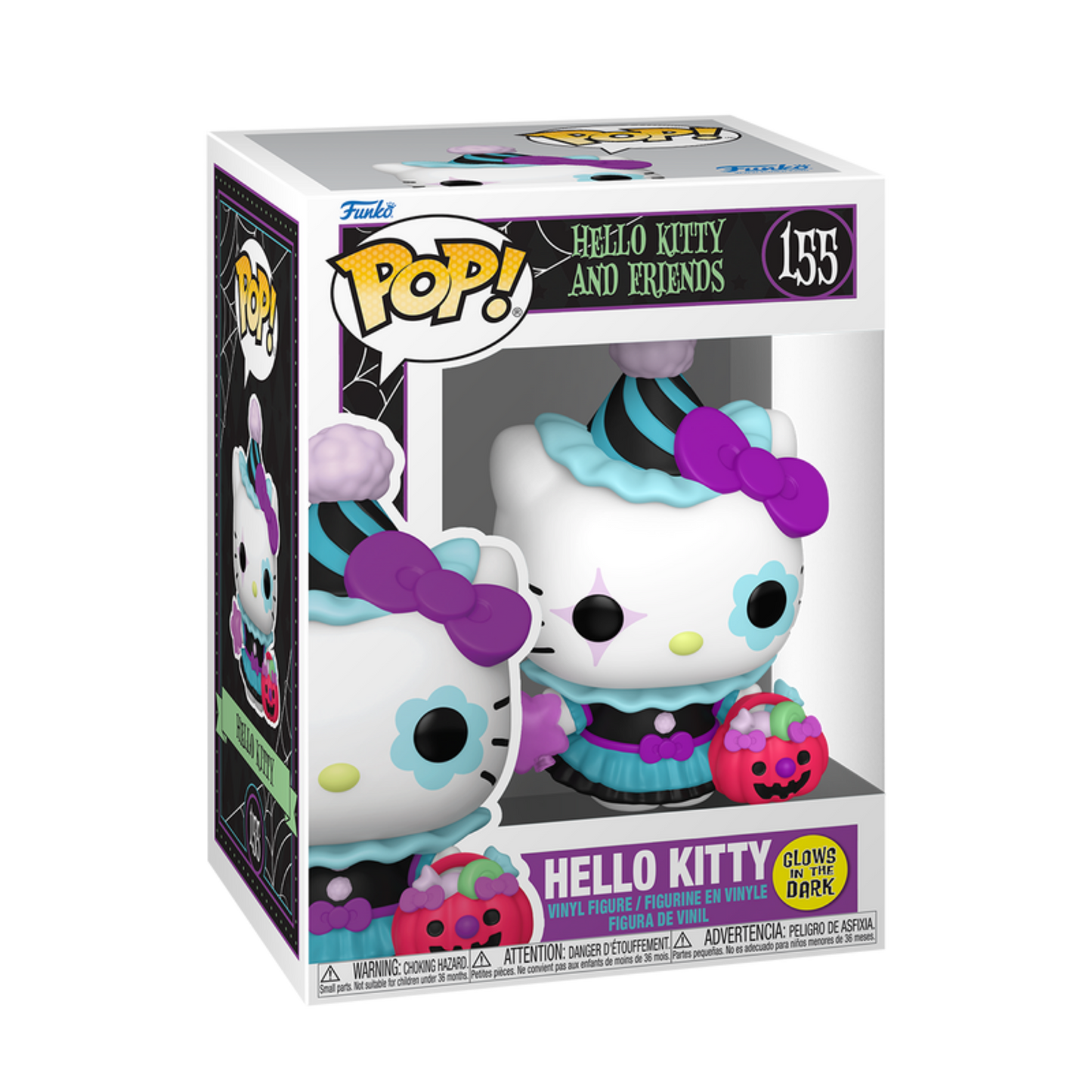 Hello Kitty and Friends Hello Kitty Spooky Glow-in-the-Dark Funko Pop! Vinyl Figure #155