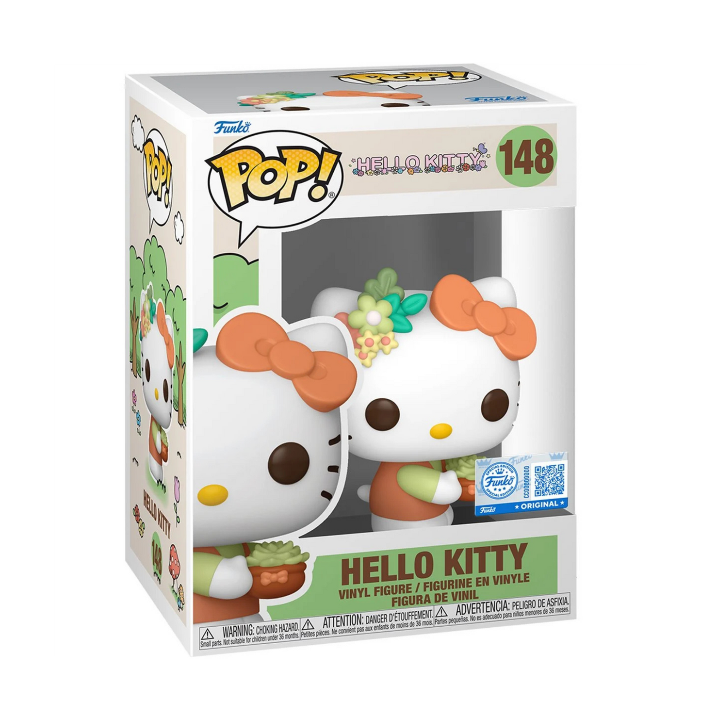 Hello Kitty with Plant Funko Pop! Exclusive Vinyl Figure #148