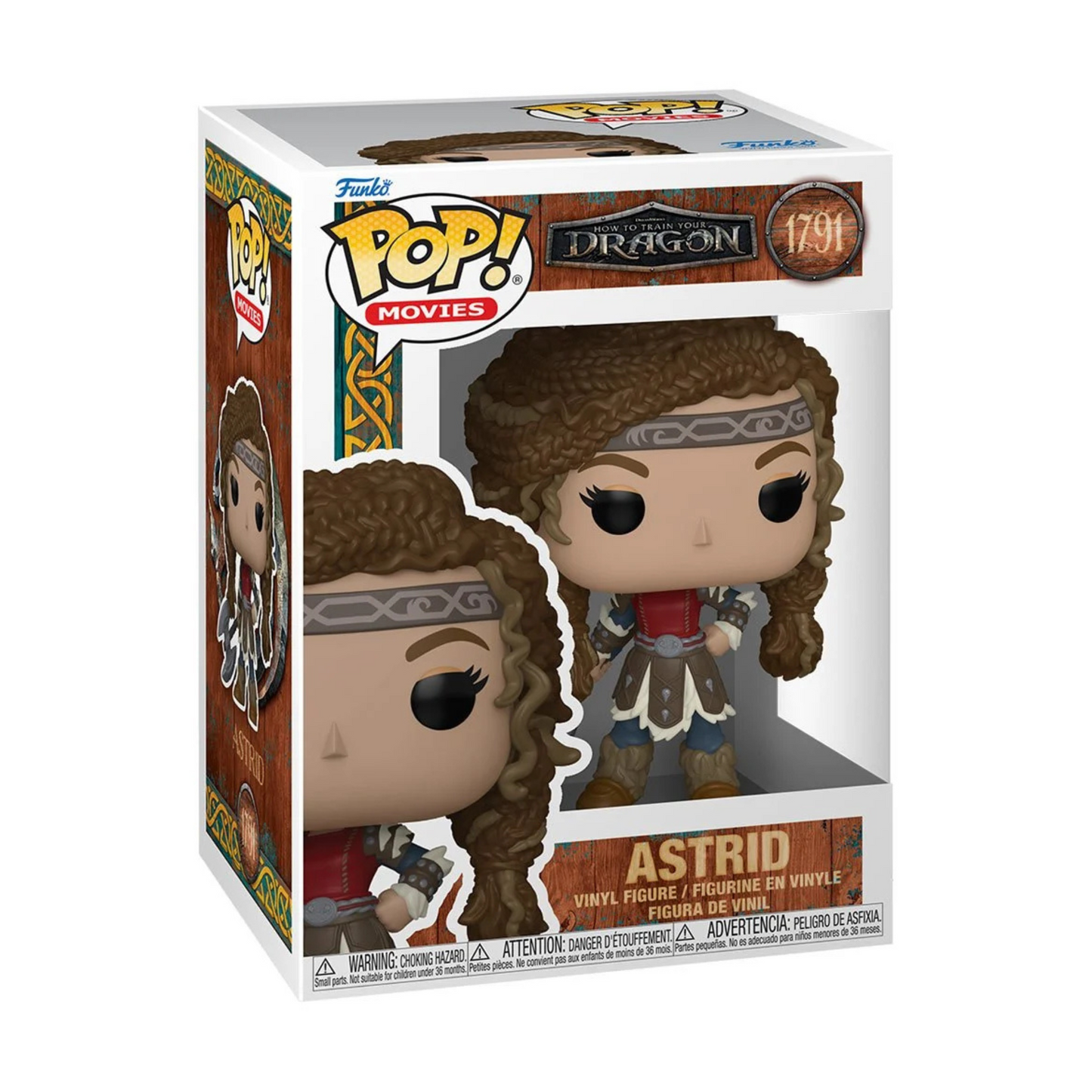 How to Train Your Dragon Live Action Complete Wave Set of 2 Funko Pop! Vinyl Figures – Hiccup #1790 & Astrid #1791