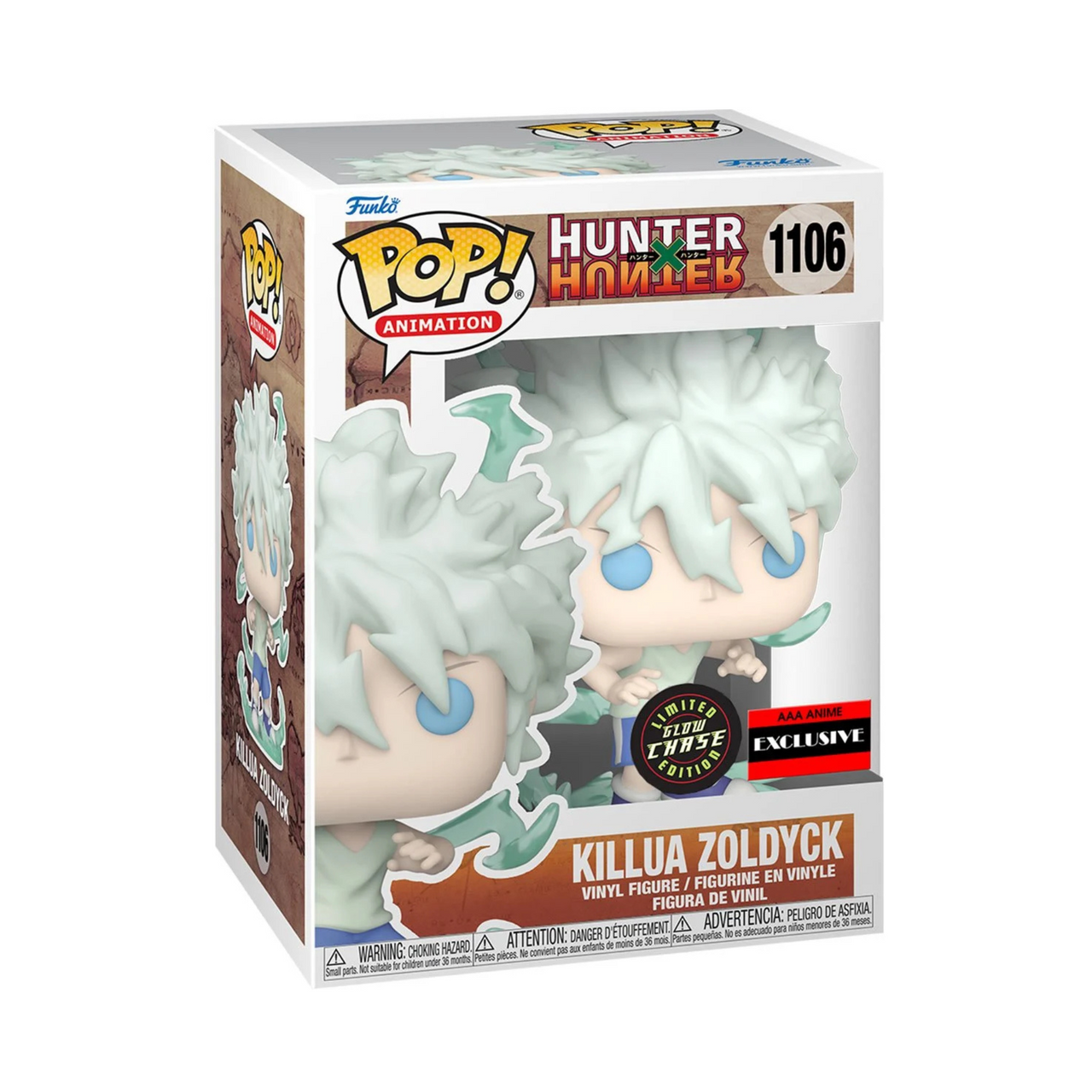 Hunter x Hunter CHASE Killua Zoldyck Godspeed Exclusive Pop! Vinyl Figure #1106