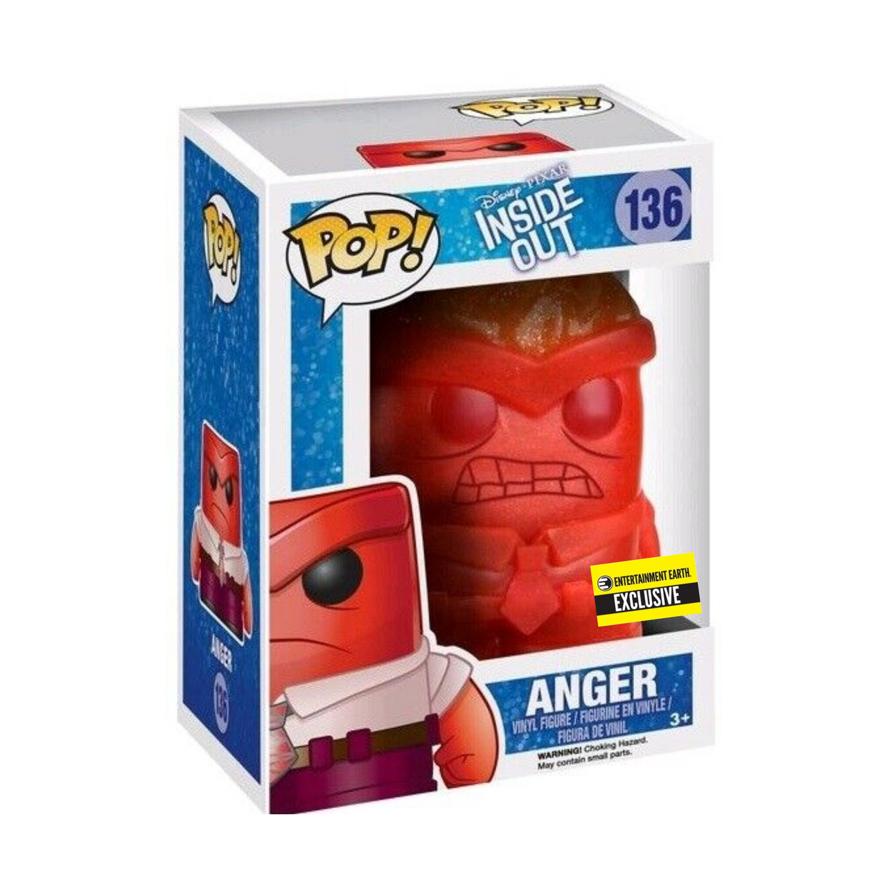 Inside Out Crystal Anger Funko Pop! Vinyl Figure #136
