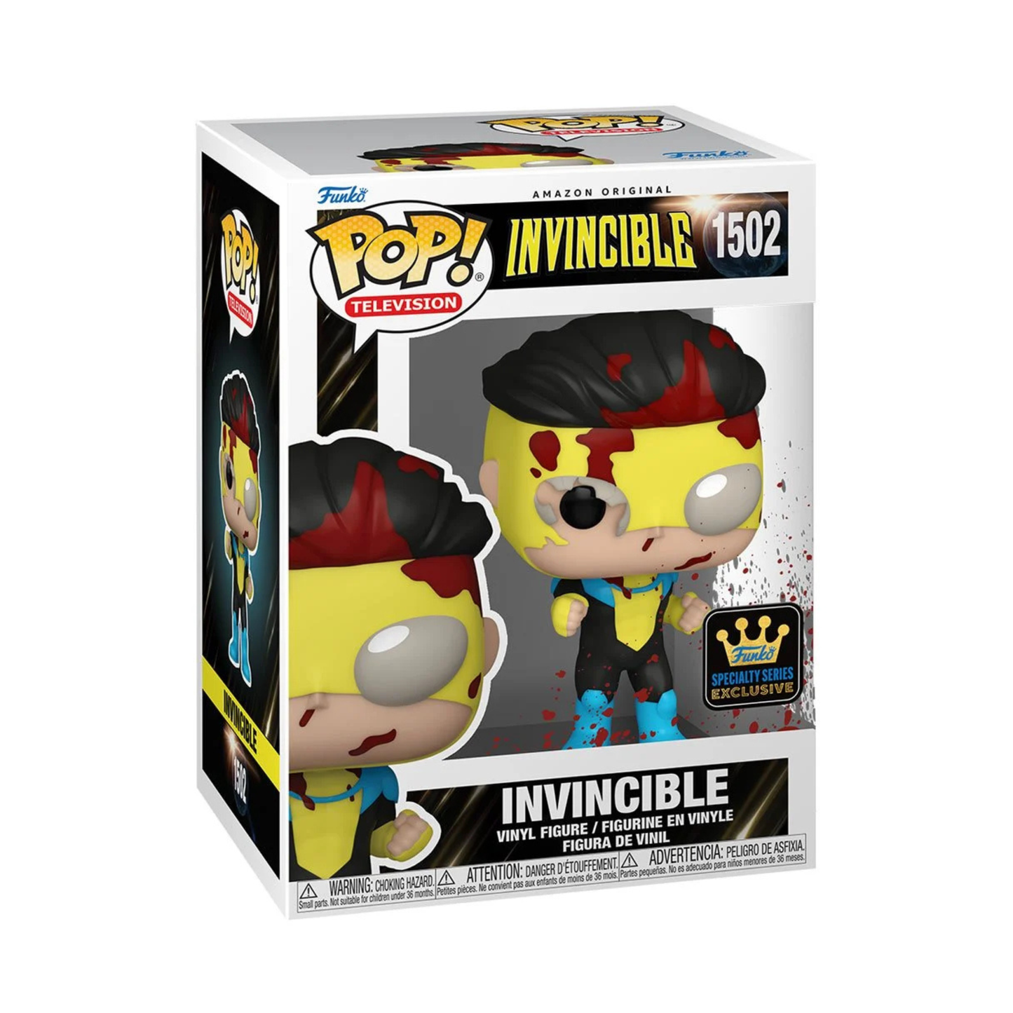 Invincible with Broken Mask Bloody Funko Pop! Exclusive Vinyl Figure #1502