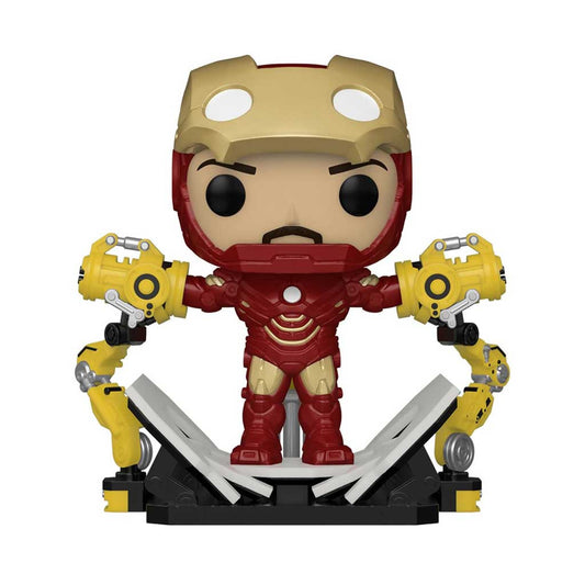 Iron Man 2 Iron Man MK IV with Gantry Glow-in-the-Dark 6-Inch Deluxe Pop! Vinyl Figure #905