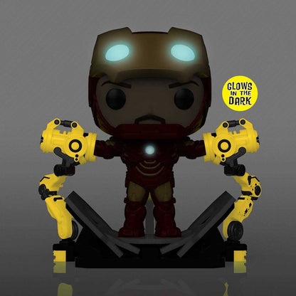 Iron Man 2 Iron Man MK IV with Gantry Glow-in-the-Dark 6-Inch Deluxe Pop! Vinyl Figure #905