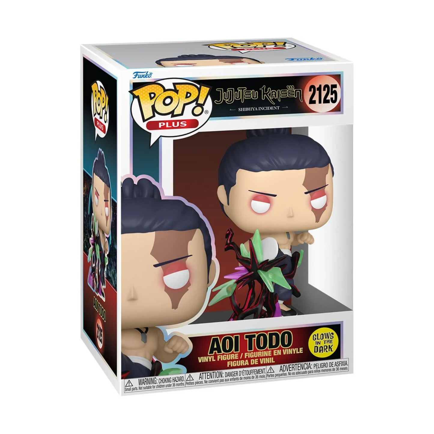 Jujutsu Kaisen Shibuya Incident Aoi Todo Kick Glow-in-the-Dark Funko Pop! Vinyl Figure Plus #2125