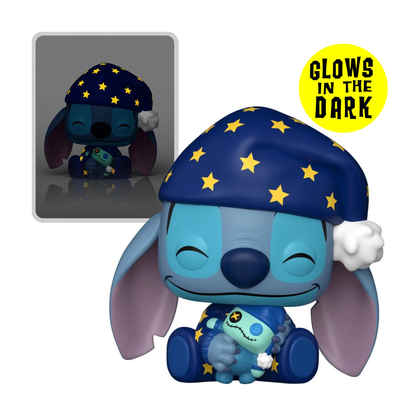 Lilo & Stitch Stitch in PJs Glow-in-the-Dark Funko Pop! Exclusive Vinyl Figure #1747