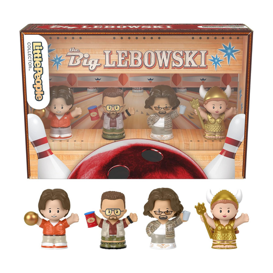 Little People Collector The Big Lebowski Movie Special Edition Set for Adults & Fans, 4 Figures in a Display Package