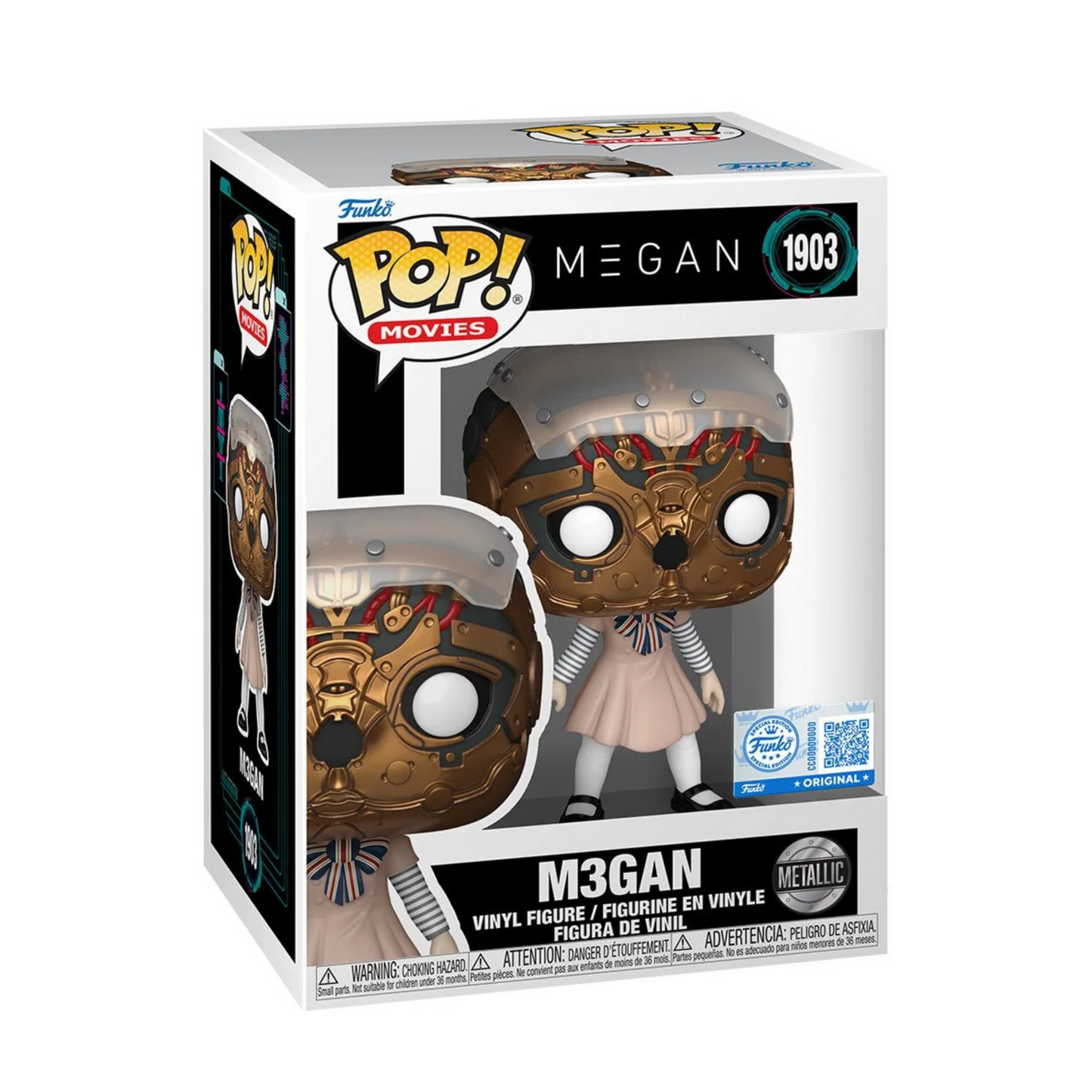 M3GAN Metallic Funko Pop! Exclusive Vinyl Figure #1903