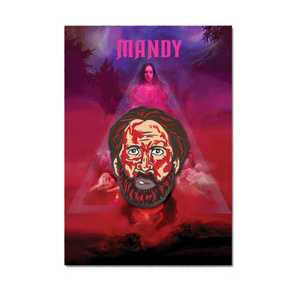 Mandy Red Miller Head Enamel Pin