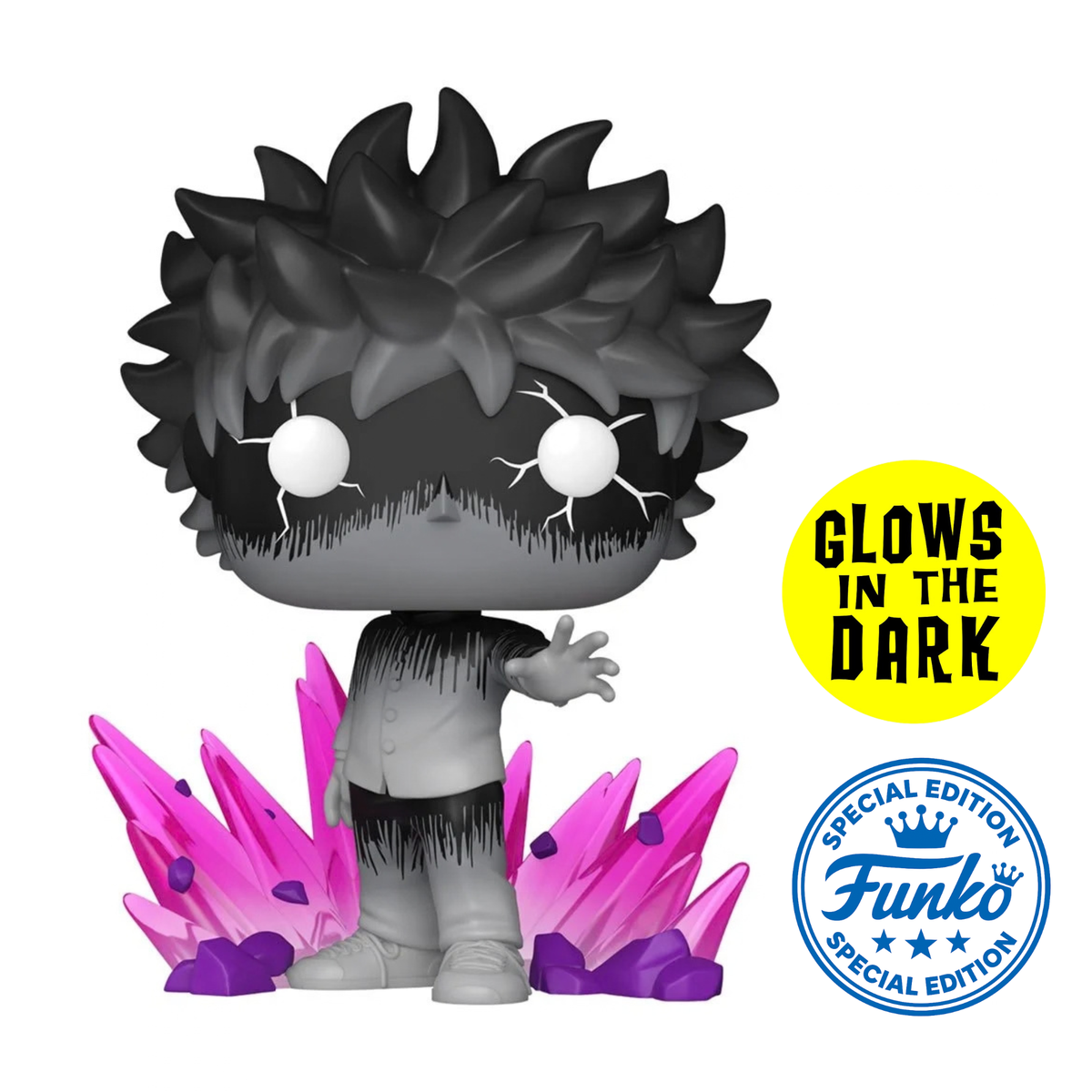 Mob Psycho 100 Mob Glow-in-the-Dark Funko Pop! Exclusive Vinyl Figure #2406