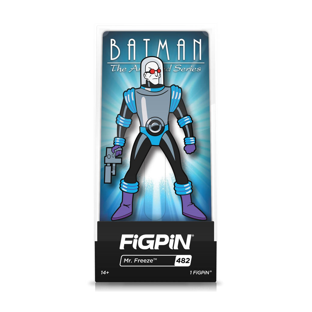 Mr. Freeze Batman the Animated Series FiGPiN Enamel Pin is #482 in the collection