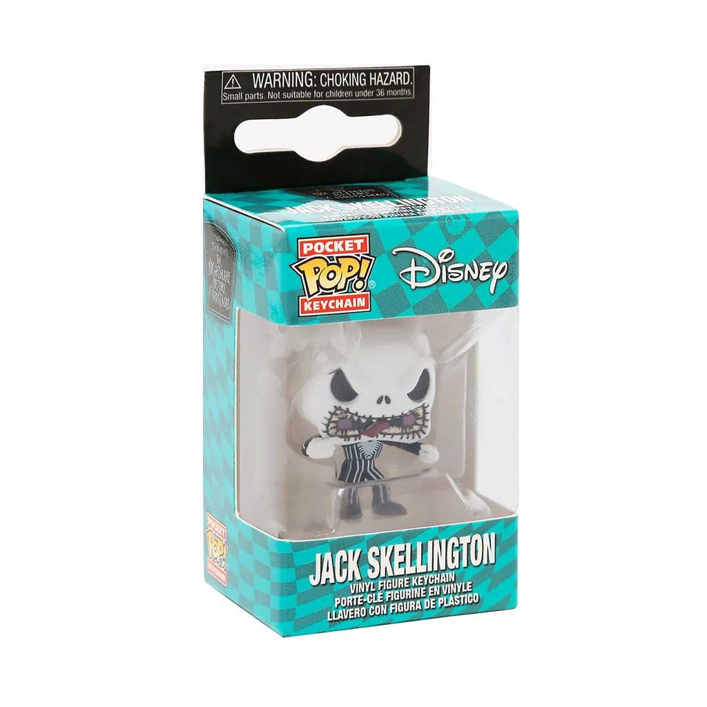 Nightmare Before Christmas Jack Scary Face Pocket Pop! Keychain