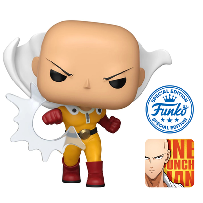 One Punch Man Saitama Punching Funko Pop! Exclusive Vinyl Figure #2531