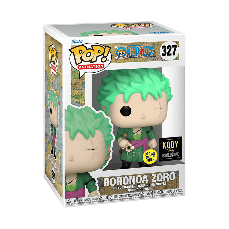 One Piece Roronoa Zoro GLOW Funko Pop! Vinyl Figure #327