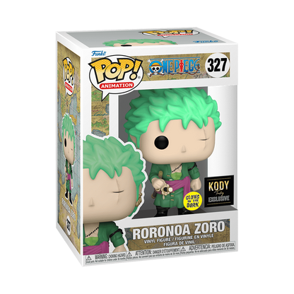One Piece Roronoa Zoro GLOW Funko Pop! Vinyl Figure #327