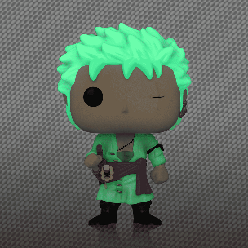 One Piece Roronoa Zoro GLOW Funko Pop! Vinyl Figure #327