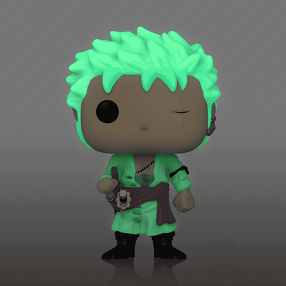 One Piece Roronoa Zoro GLOW Funko Pop! Vinyl Figure #327