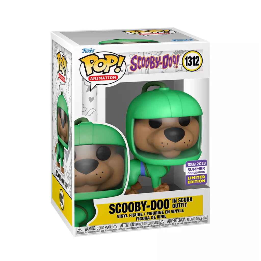 Scooby-Doo in Scuba Outfit SDCC Exclusive Pop! Vinyl Figure #1312