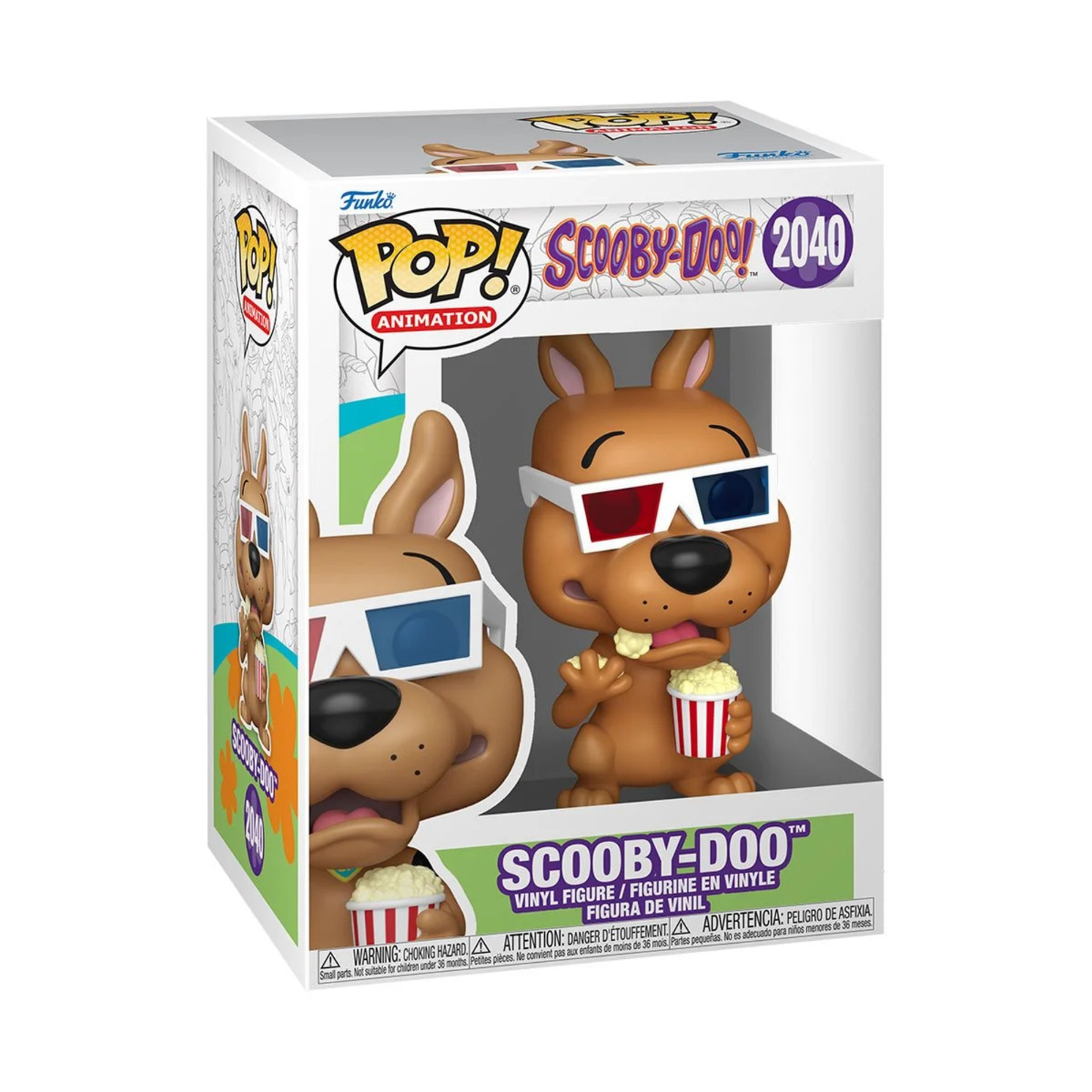Scooby-Doo with Popcorn Funko Pop! Vinyl Figure #2040