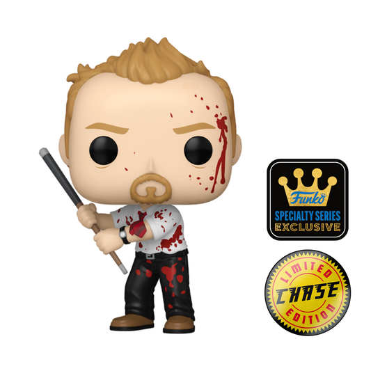 Shaun of the Dead Shaun with Pool Cue CHASE Funko Pop! Specialty Series Vinyl Figure #1660