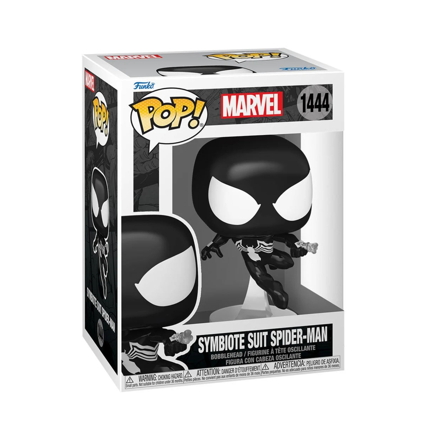Spider-Man Comics Symbiote Suit Spider-Man Funko Pop! Vinyl Figure #1444