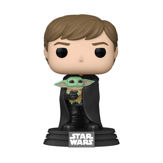Star Wars The Mandalorian Luke with Child Pop! Vinyl Figure #482