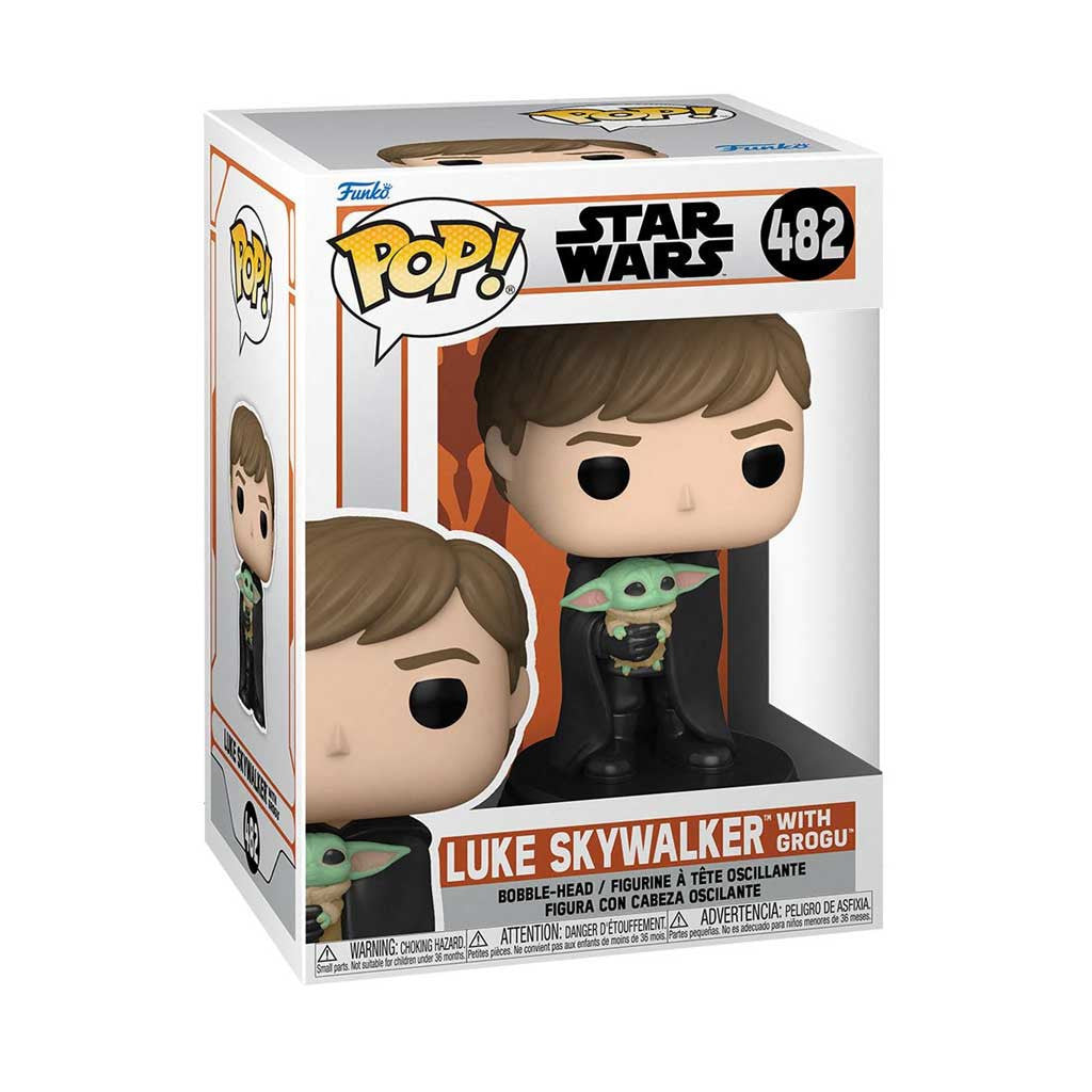 Star Wars The Mandalorian Luke with Child Pop! Vinyl Figure #482