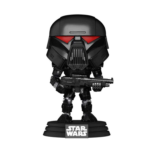 Star Wars The Mandalorian Dark Trooper Battle Pop! Vinyl Figure #466
