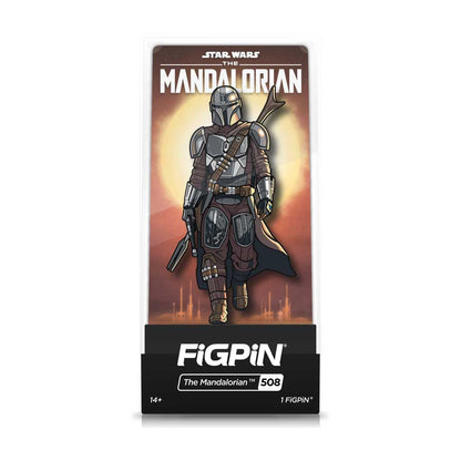Star Wars The Mandalorian FiGPiN Enamel Pin #508 back