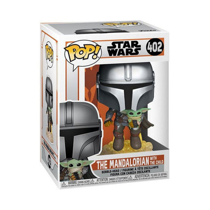 Star Wars The Mandalorian Flying with The Child Pop! Vinyl Figure #402 season 2